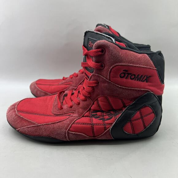 Otomix Stingray Weightlifting Shoes Men's 11 Red Black MMA Bodybuilding Sneakers - Picture 3 of 10